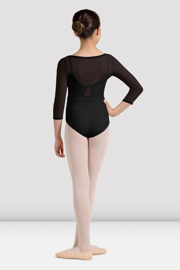 BLOCH - Girls Mirella Miami 3/4 Sleeve Top