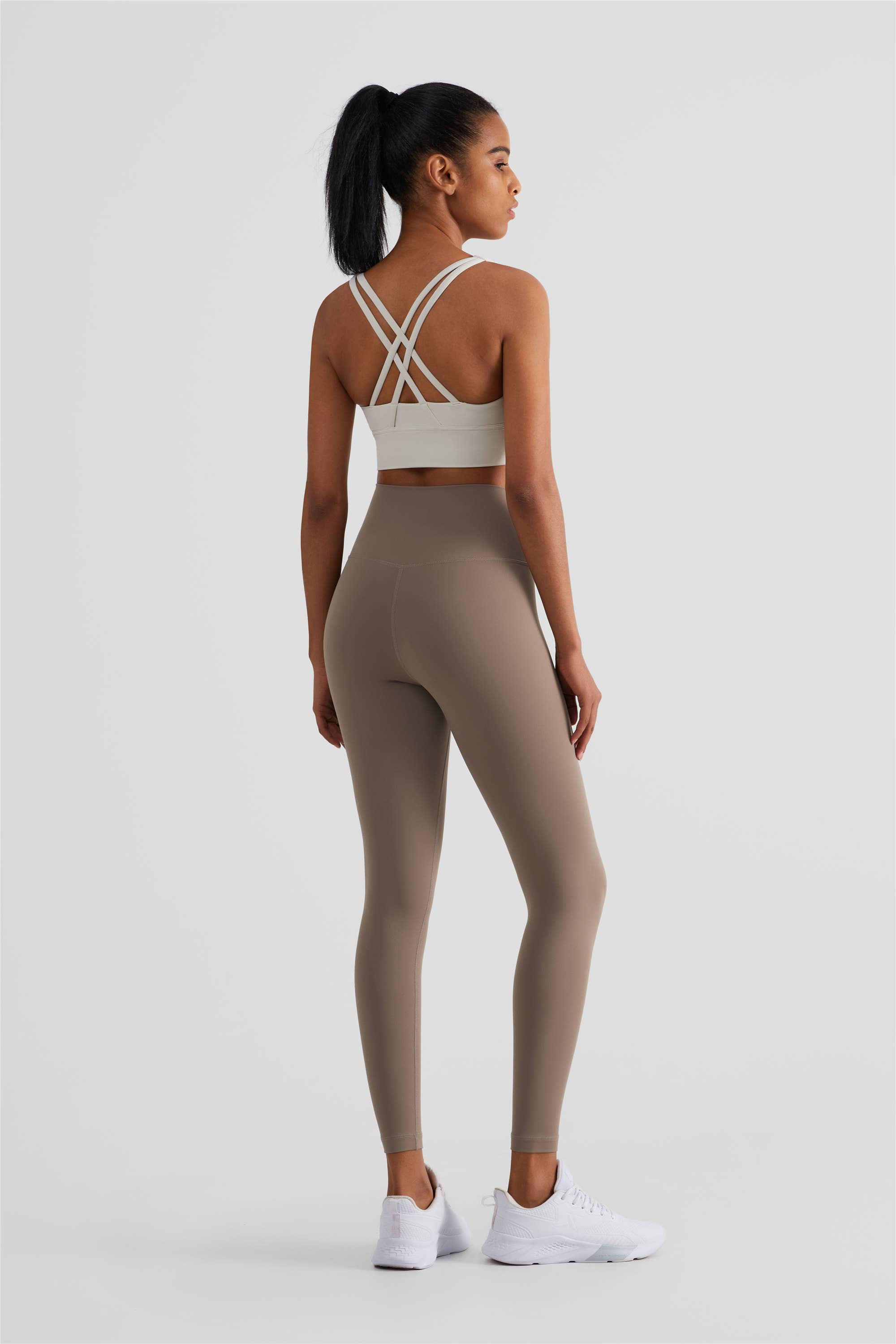 REVERIE - Naomi Cross Over High Waist Leggings