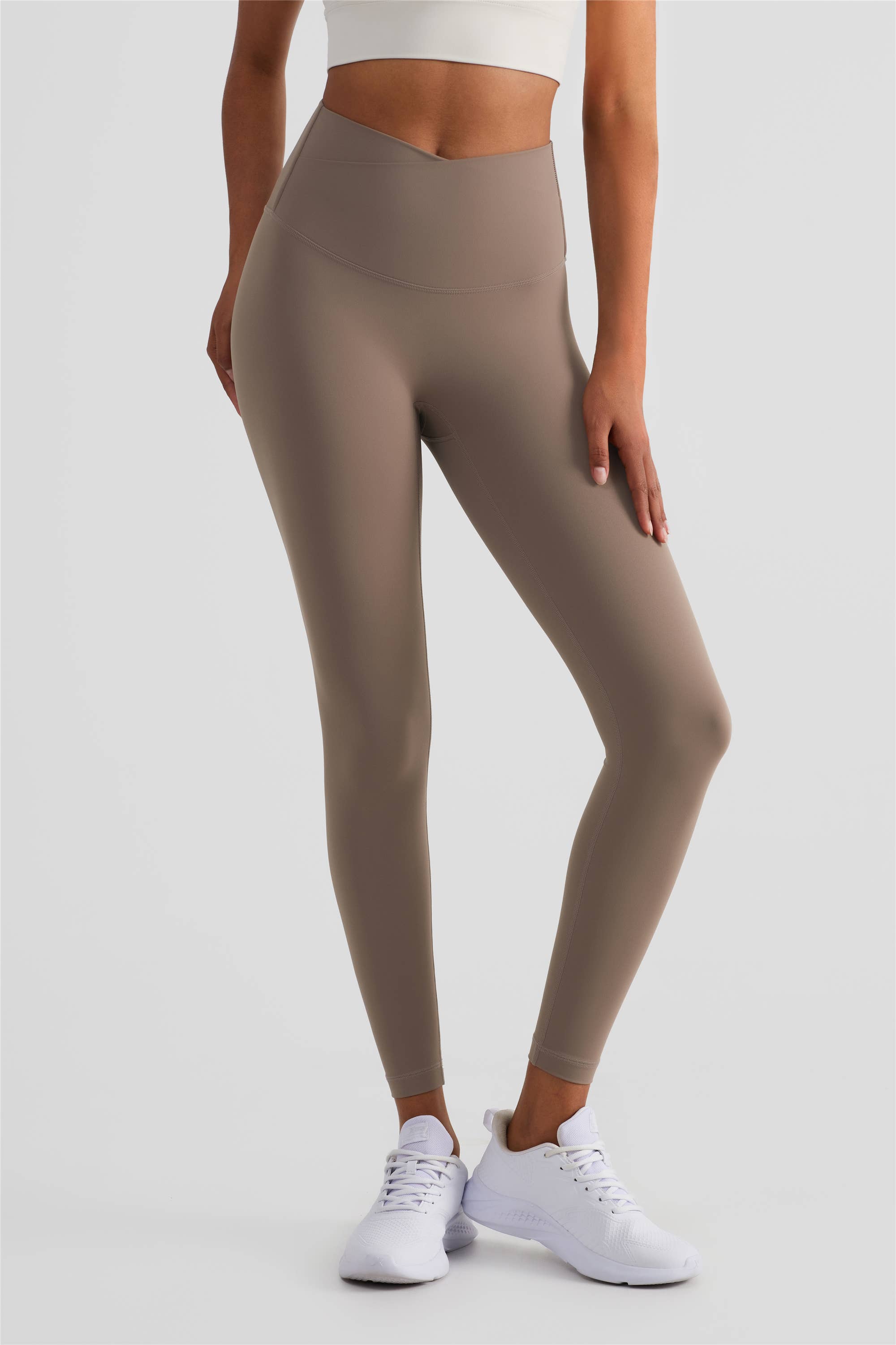 REVERIE - Naomi Cross Over High Waist Leggings