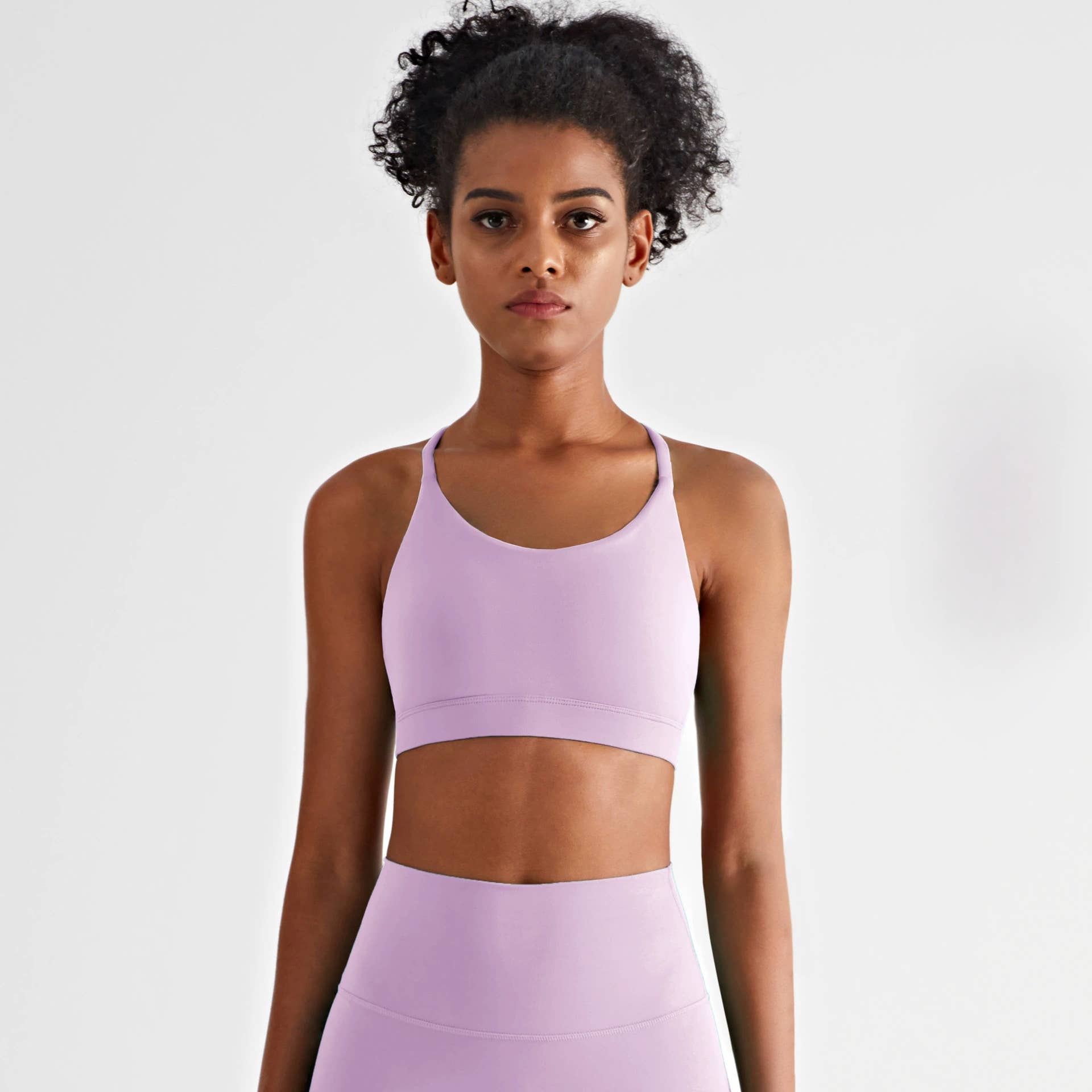 REVERIE - Luna triangle-back Sports Bra