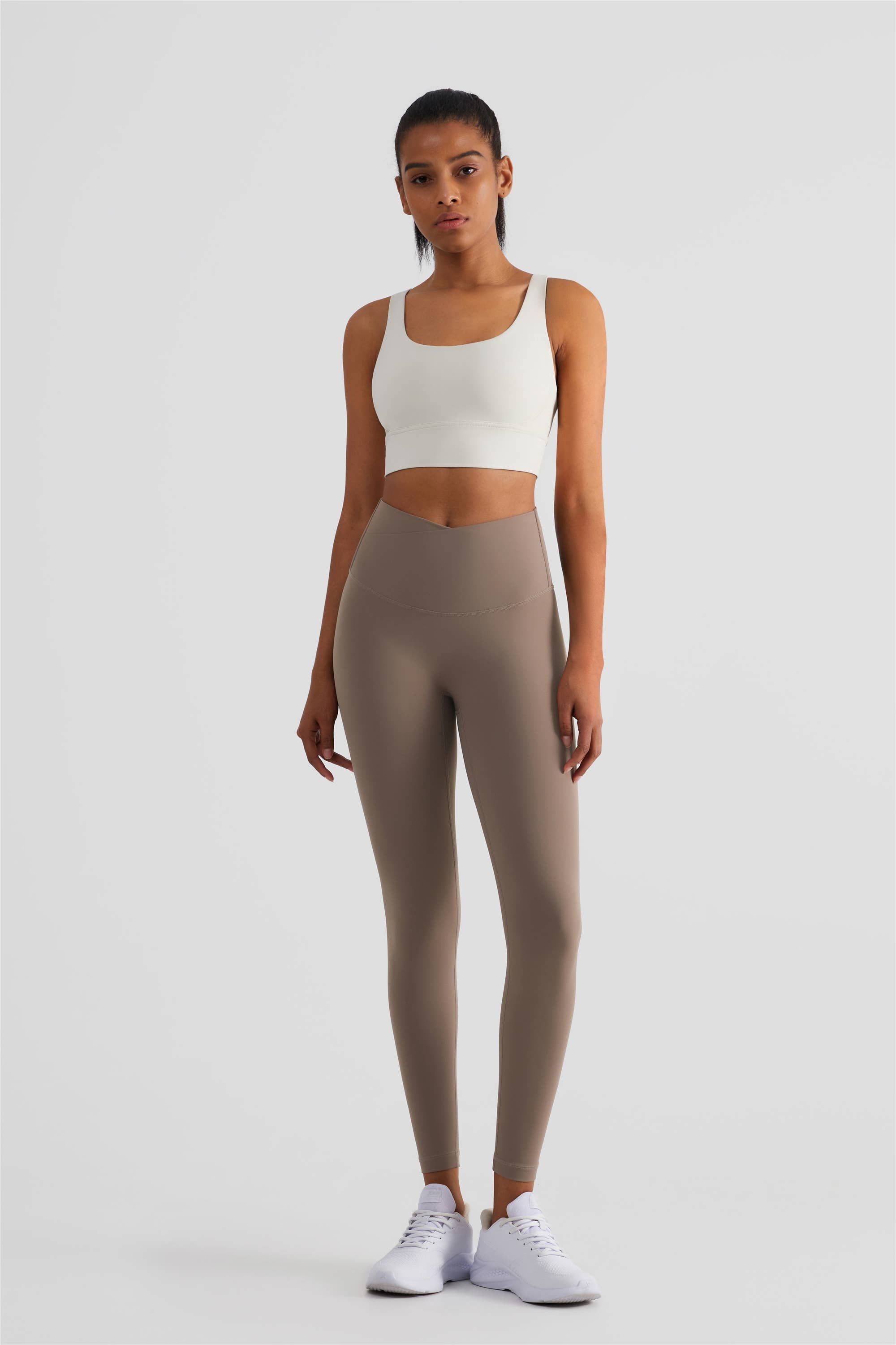 REVERIE - Naomi Cross Over High Waist Leggings