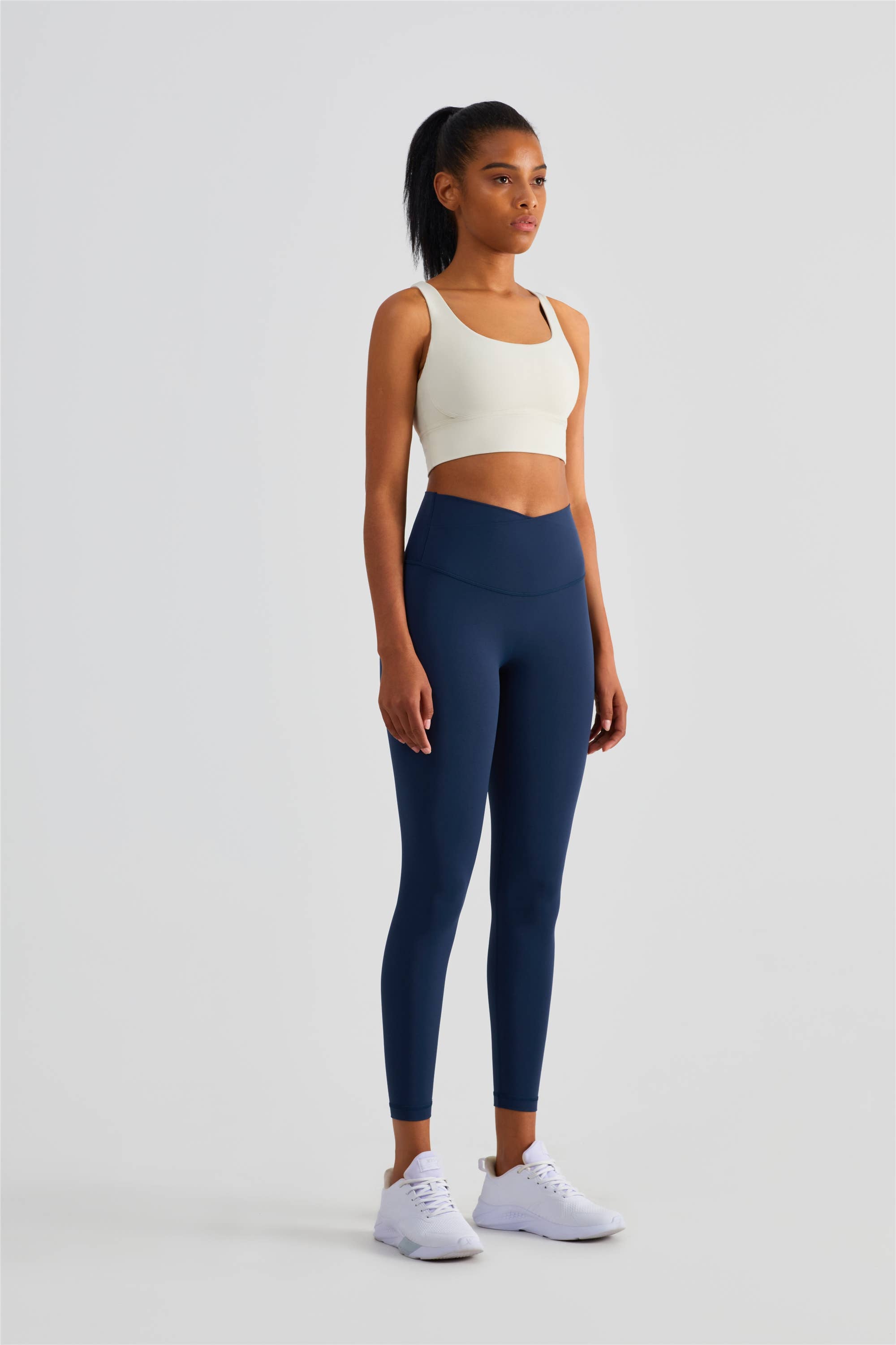 REVERIE - Naomi Cross Over High Waist Leggings