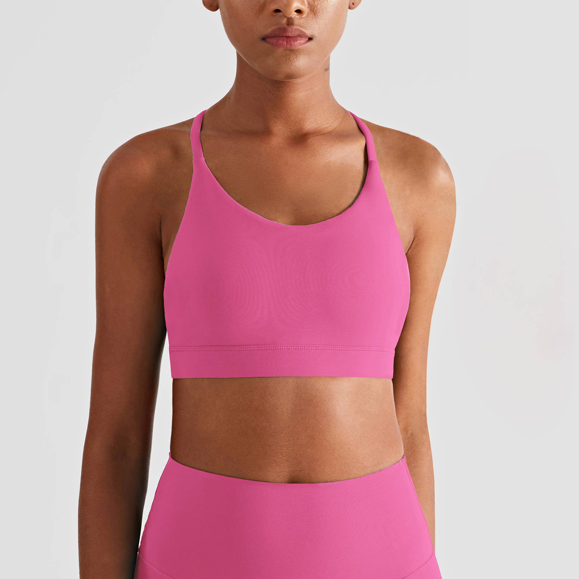 REVERIE - Luna triangle-back Sports Bra