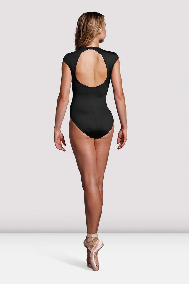 BLOCH - Ladies Mirella Black Label Cap Sleeve Open Back Leotard