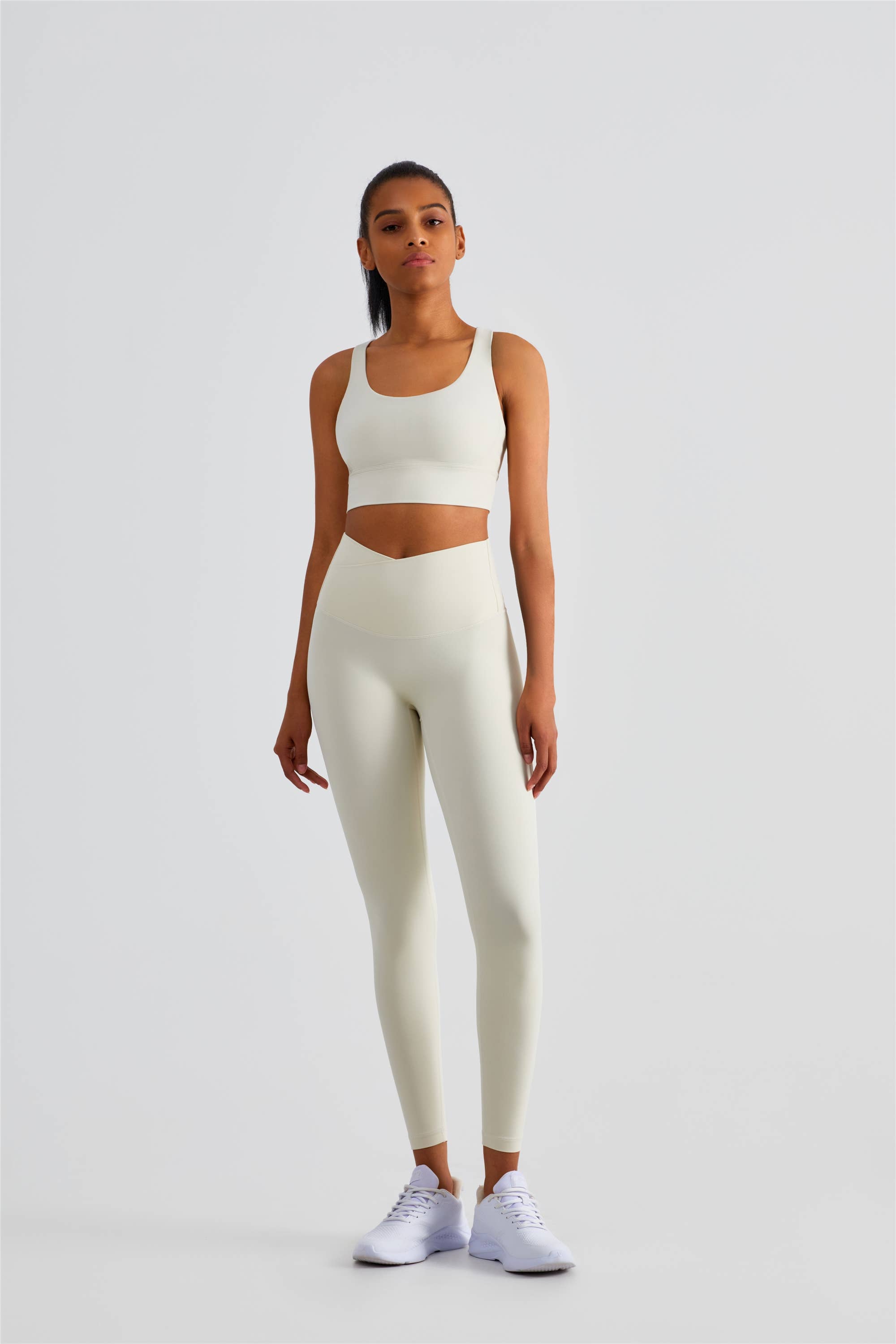 REVERIE - Naomi Cross Over High Waist Leggings