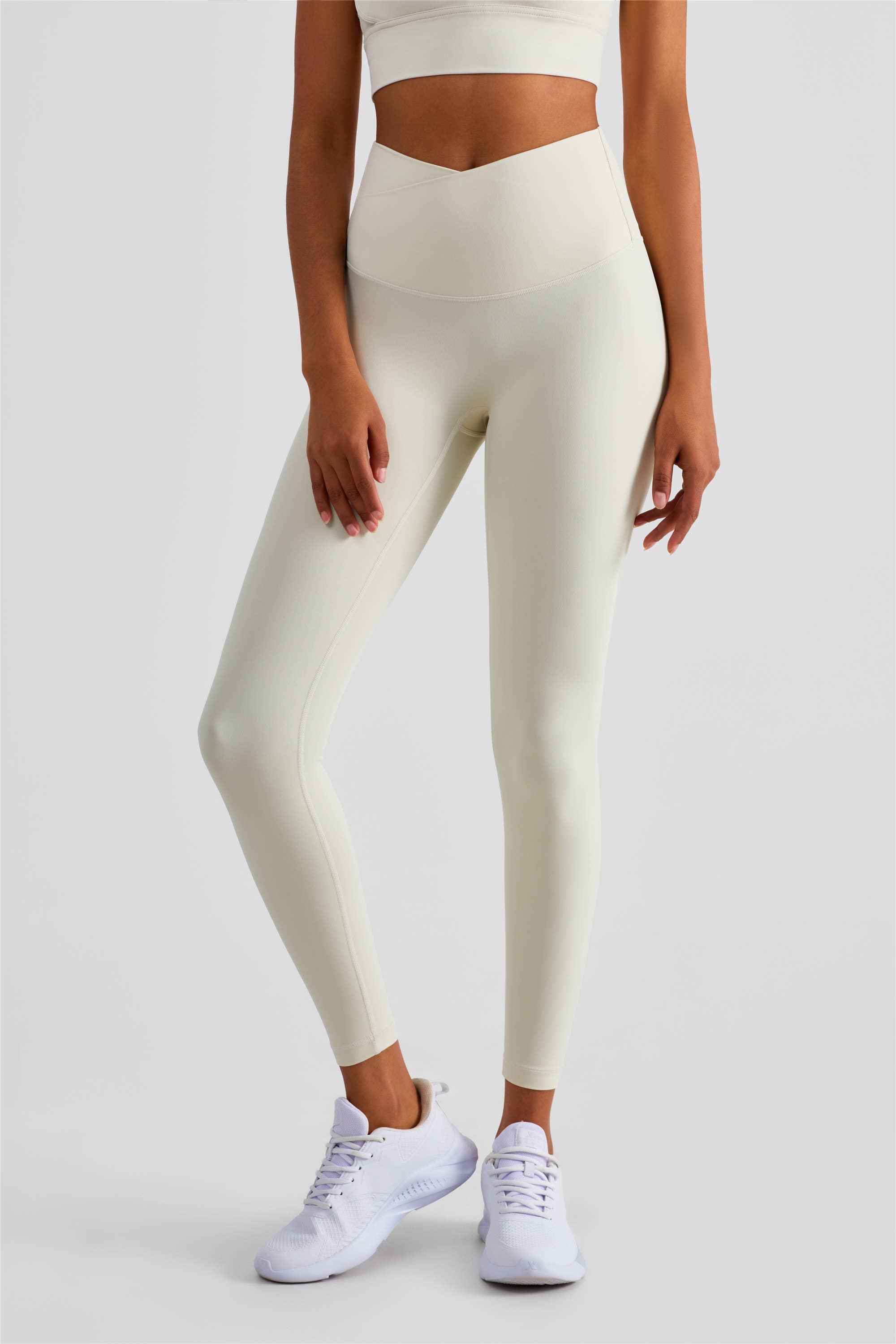 REVERIE - Naomi Cross Over High Waist Leggings