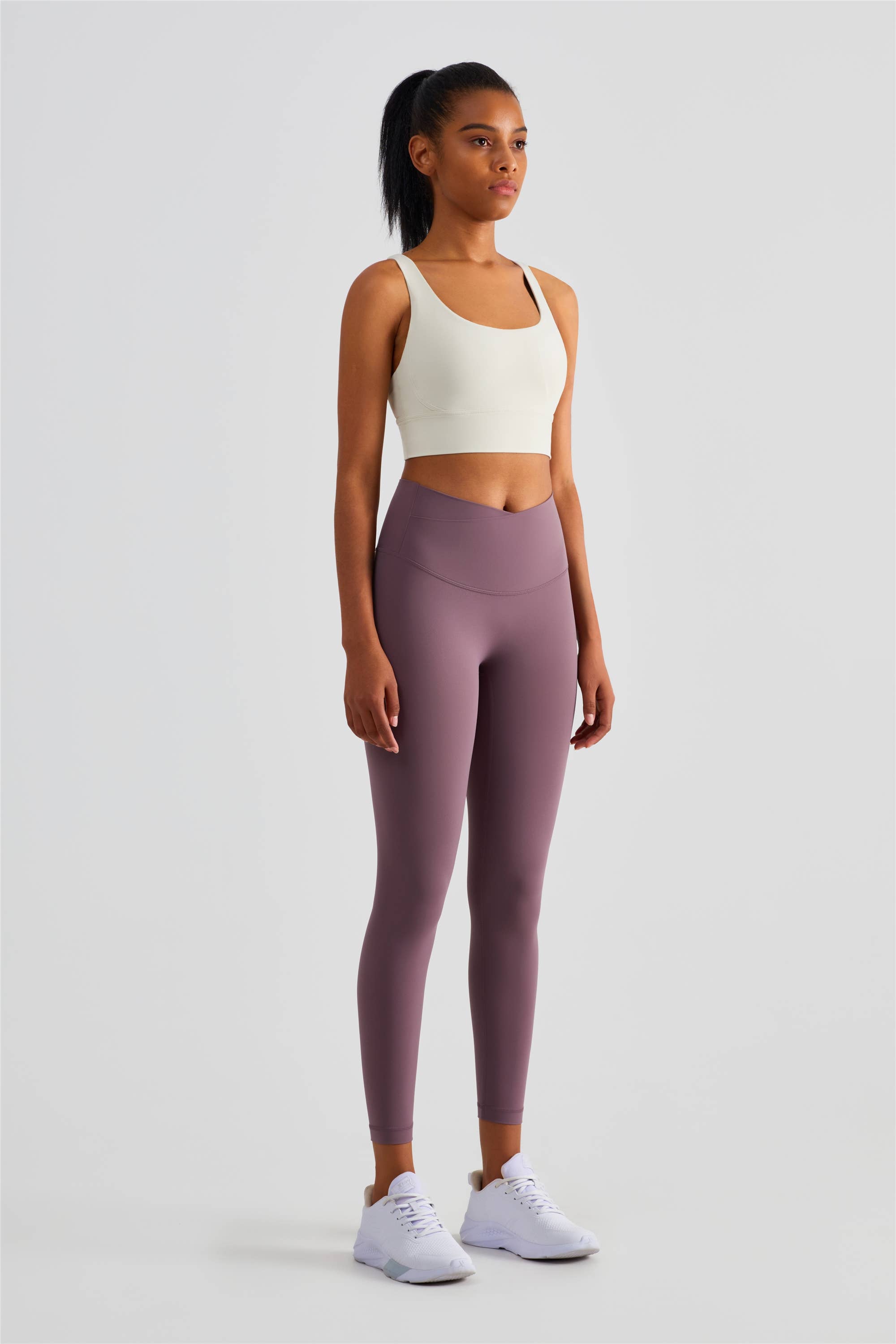 REVERIE - Naomi Cross Over High Waist Leggings