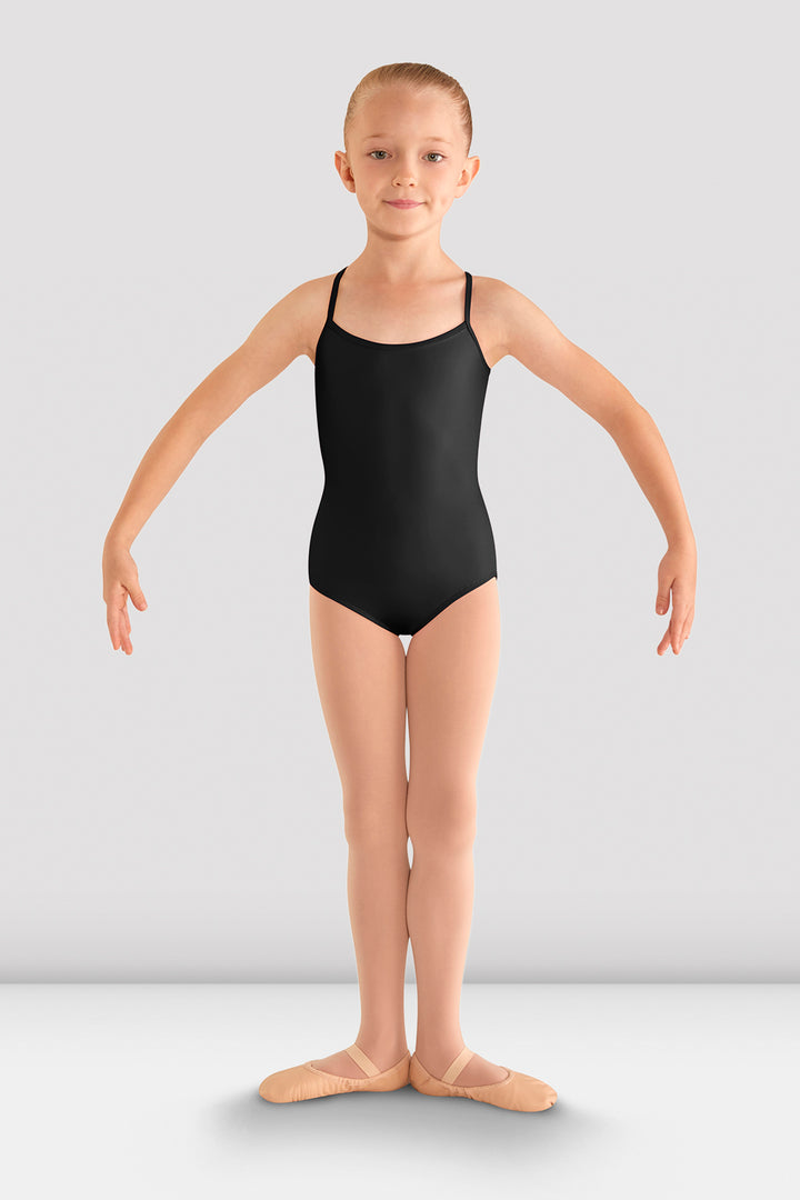 BLOCH - Girls Begonia Flower Mesh Back Leotard