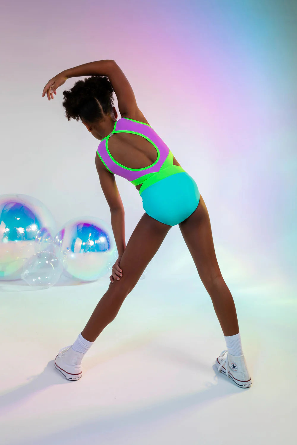 SYLVIA P - NEON DAPHNE LEOTARD