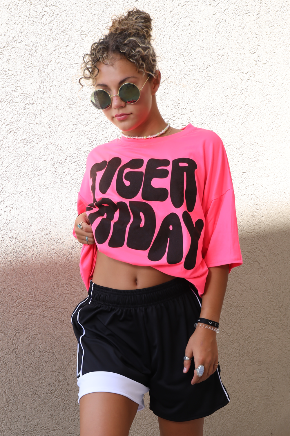 TIGER FRIDAY - Graffiti Oversized T-Shirt