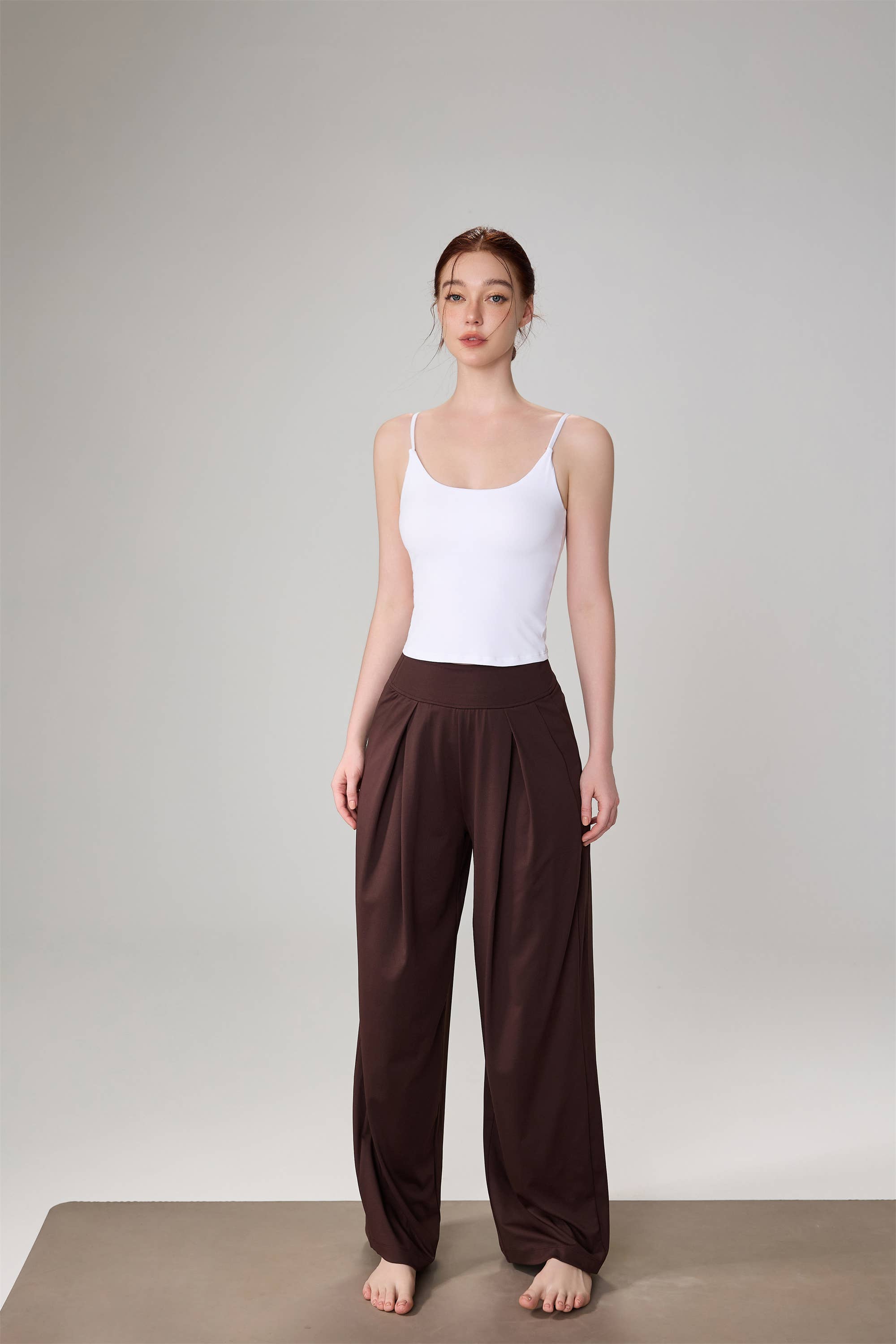 REVERIE - Eva Soft Cotton™ High Waist Relaxed Fit Wide Leg Yoga Pants