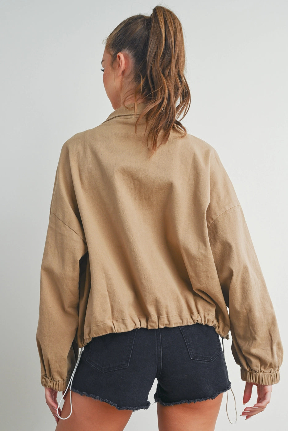 BUTTERMELON - Dual Pocket Hem Jacket