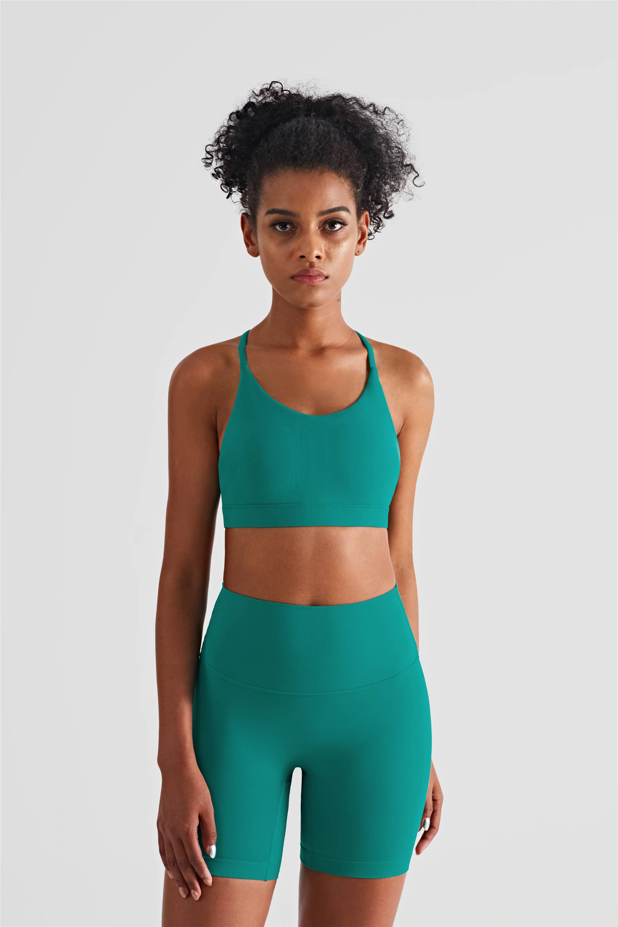 REVERIE - Luna triangle-back Sports Bra