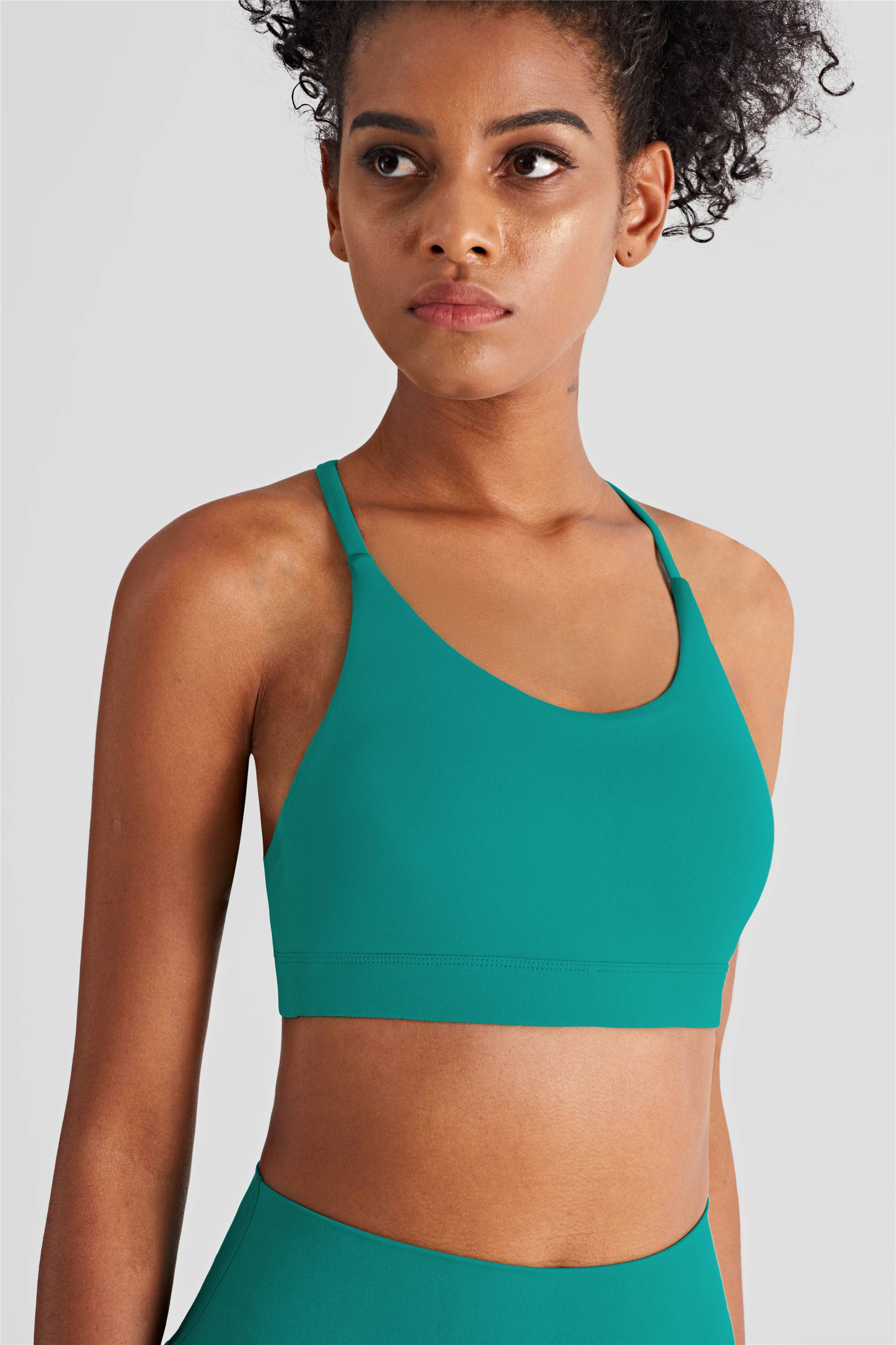 REVERIE - Luna triangle-back Sports Bra