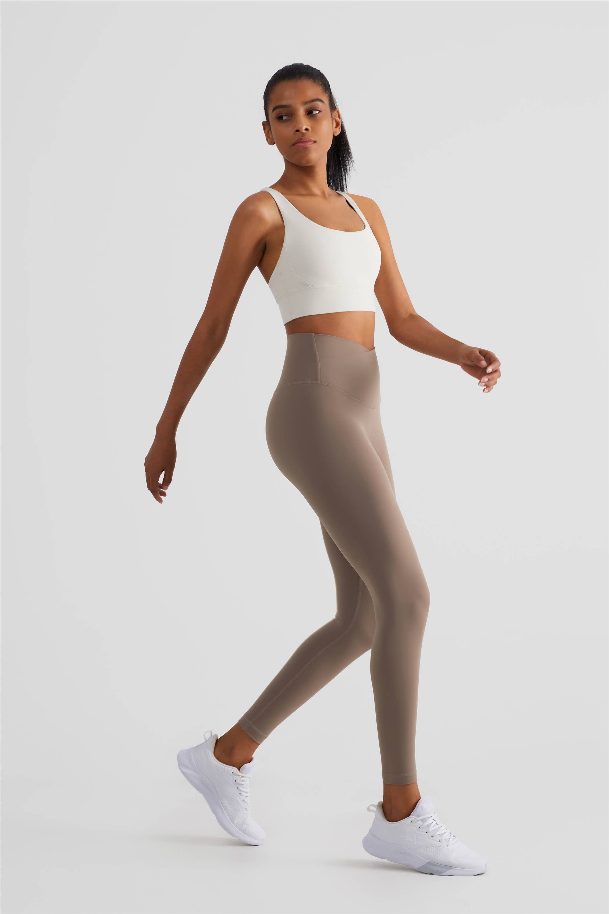 REVERIE - Naomi Cross Over High Waist Leggings