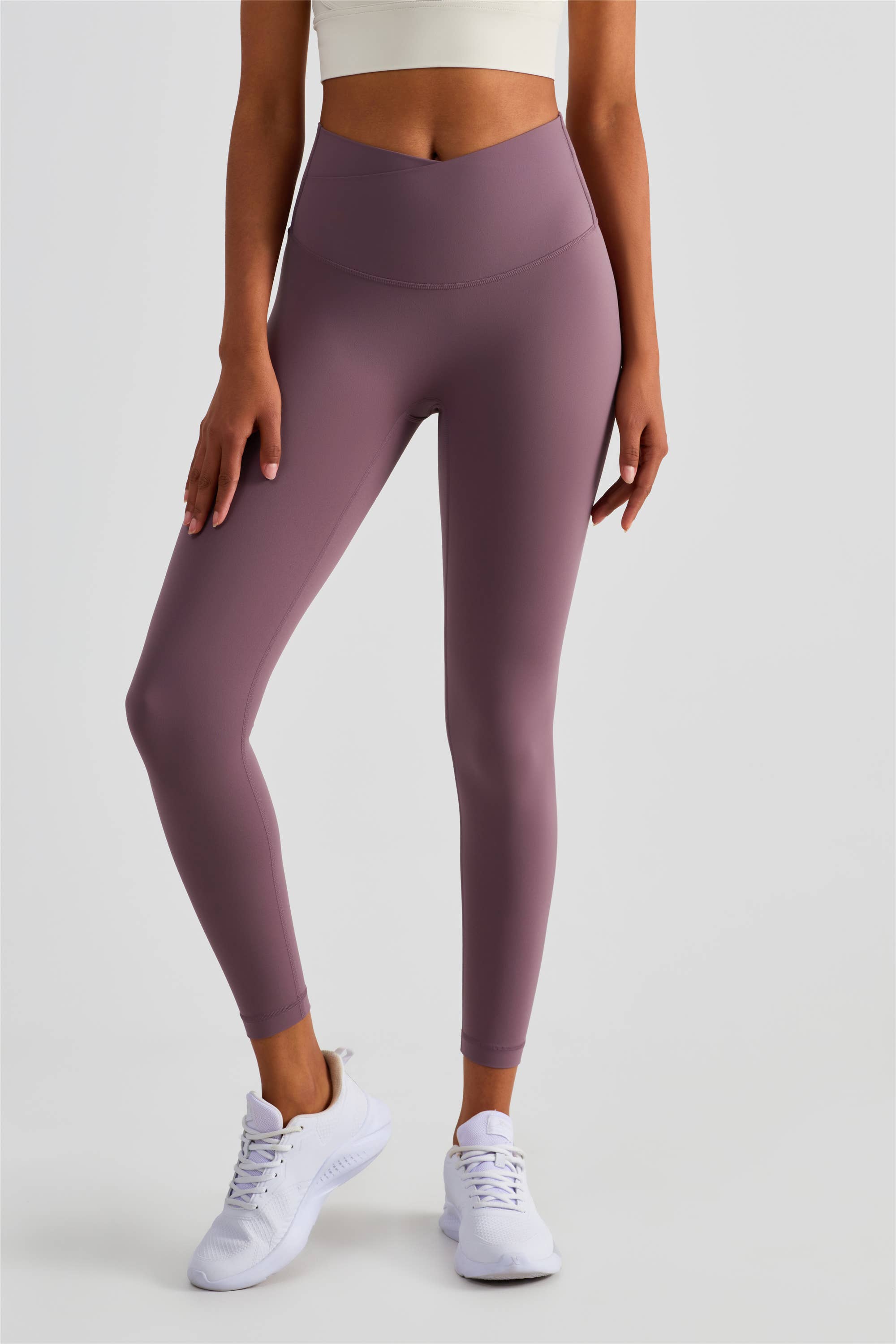 REVERIE - Naomi Cross Over High Waist Leggings