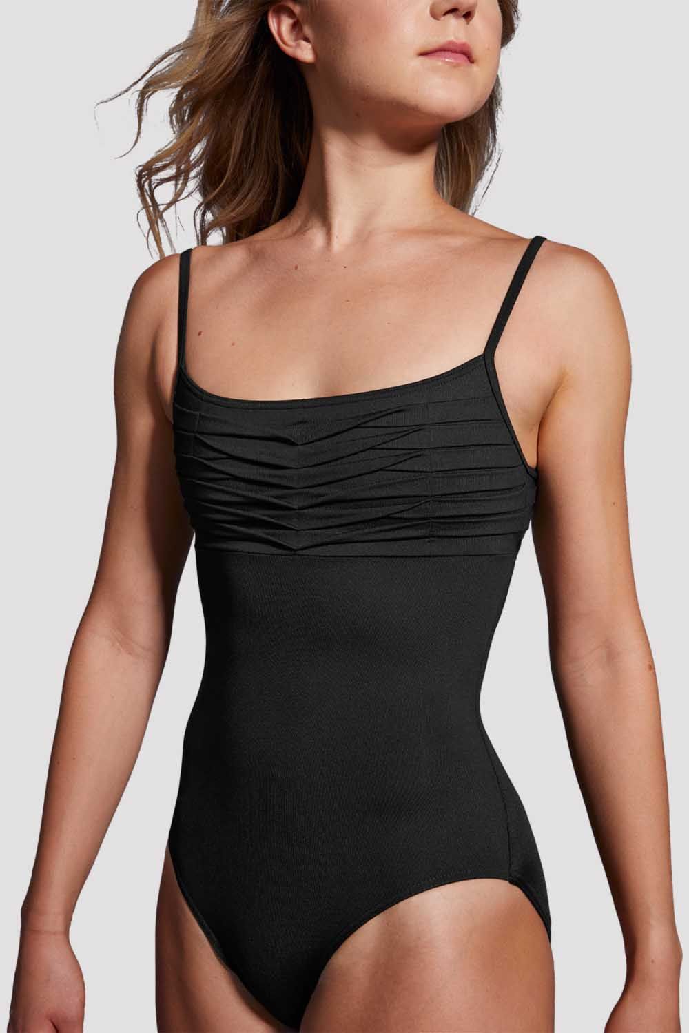 BLOCH - Ladies Mirella Black Label Ruched Camisole Leotard